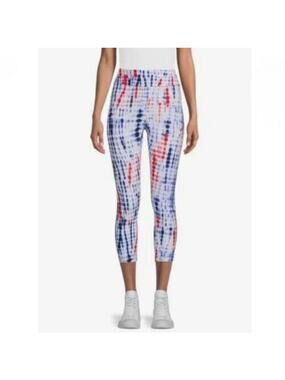 Way To Celebrate Patriotic Americana Capri Leggings Women's Size XXXL
